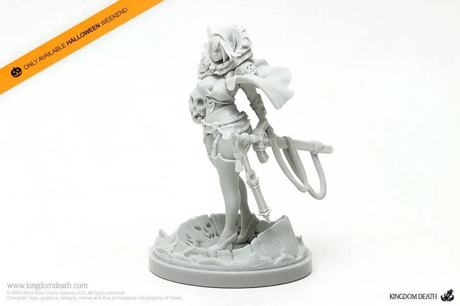 Resin Halloween Pinup Twilight Knight - Image 8